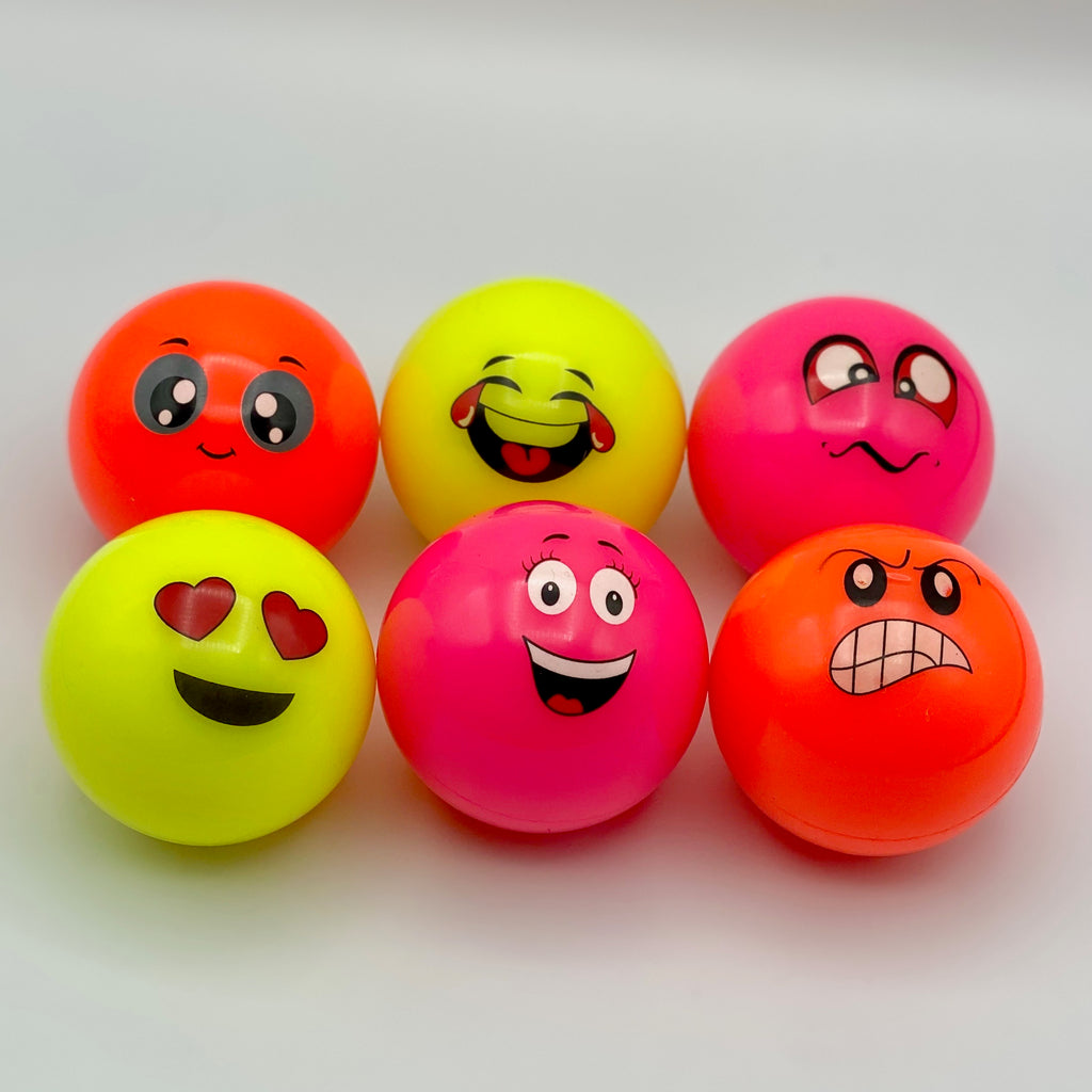 Emoji Hockey Balls - 6 pack
