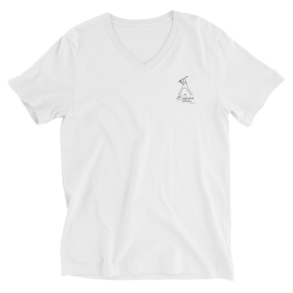 Exclusive Hockey Unisex Short Sleeve V-Neck T-Shirt