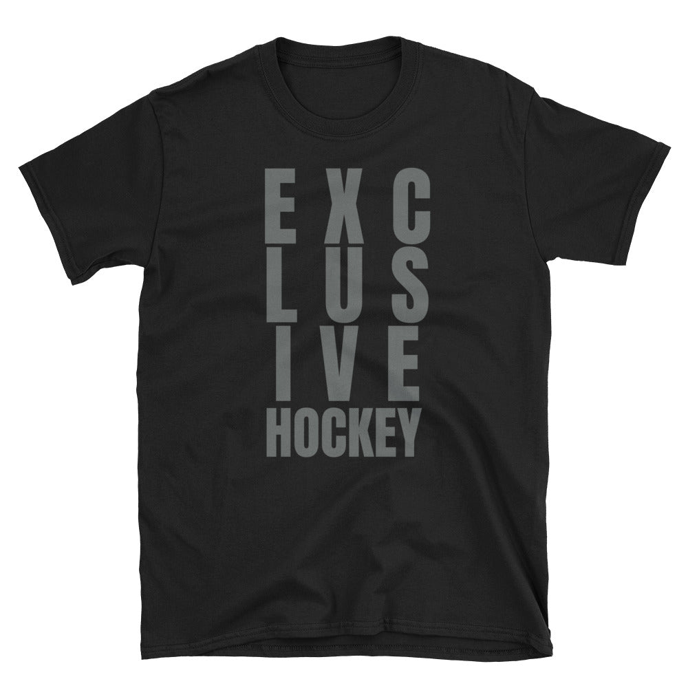 Exclusive Hockey Block Name Short-Sleeve Unisex T-Shirt